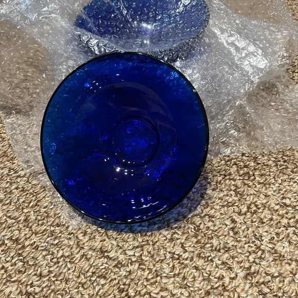 15-Piece Charcuterie or Lunch Set, Cobalt Blue Glass - Picture 10 of 15